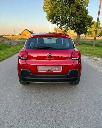 Citroen C3 cena 45999 przebieg: 18500, rok produkcji 2019 z Ryki małe 436